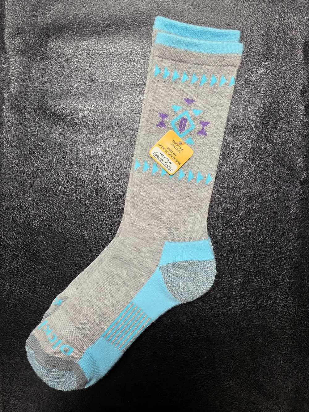 Dickies Women's Dri-Tech Fashion Aztec Crew Socks